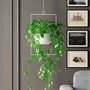 Aberto Design Parapet - Maceta decorativa blanca de metal